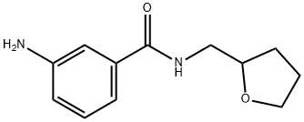 3-AMINO-N-(TETRAHYDRO-2-FURANYLMETHYL)BENZAMIDE 구조식 이미지