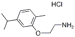 2-(5-ISOPROPYL-2-METHYL-PHENOXY)-ETHYLAMINEHYDROCHLORIDE 구조식 이미지