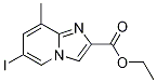 ethyl 6-iodo-8-methylimidazo[1,2-a]pyridine-2-carboxylate 구조식 이미지