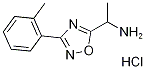 1-(3-o-Tolyl-[1,2,4]oxadiazol-5-yl)-ethylaminehydrochloride 구조식 이미지