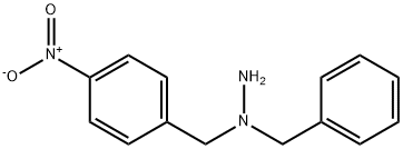 1-Benzyl-1-(4-nitrobenzyl)hydrazine Structure