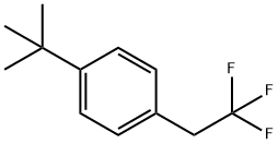 1-tert-Butyl-4-(2,2,2-trifluoroethyl)benzene Structure