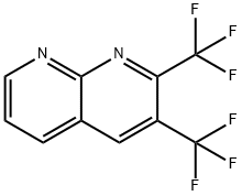 2,3-Bis-(trifluoromethyl)-1,8-naphthyridine Structure