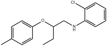 2-Chloro-N-[2-(4-methylphenoxy)butyl]aniline 구조식 이미지