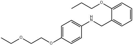 4-(2-Ethoxyethoxy)-N-(2-propoxybenzyl)aniline 구조식 이미지