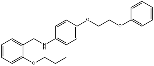 4-(2-Phenoxyethoxy)-N-(2-propoxybenzyl)aniline 구조식 이미지