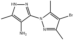 4-Bromo-3,5,5'-trimethyl-1'H-1,3'-bipyrazol-4'-amine Structure