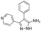 4-Phenyl-3-pyridin-4-yl-1H-pyrazol-5-amine 구조식 이미지