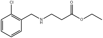 Ethyl 3-[(2-chlorobenzyl)amino]propanoate Structure