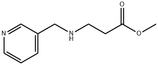 Methyl 3-[(3-pyridinylmethyl)amino]propanoate 구조식 이미지