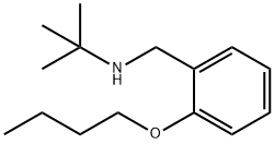 N-(2-Butoxybenzyl)-2-methyl-2-propanamine 구조식 이미지