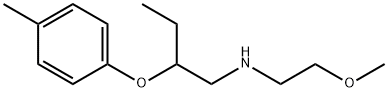 N-(2-Methoxyethyl)-2-(4-methylphenoxy)-1-butanamine 구조식 이미지