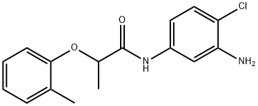 N-(3-Amino-4-chlorophenyl)-2-(2-methylphenoxy)-propanamide Structure