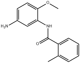 N-(5-Amino-2-methoxyphenyl)-2-methylbenzamide 구조식 이미지