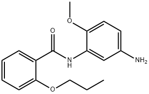 N-(5-Amino-2-methoxyphenyl)-2-propoxybenzamide 구조식 이미지