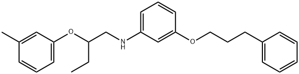 N-[2-(3-Methylphenoxy)butyl]-3-(3-phenylpropoxy)aniline 구조식 이미지