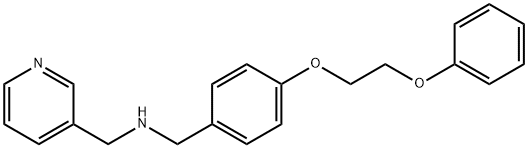 N-[4-(2-Phenoxyethoxy)benzyl](3-pyridinyl)-methanamine 구조식 이미지