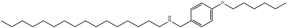 N-[4-(Hexyloxy)benzyl]-1-hexadecanamine Structure