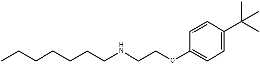 N-{2-[4-(tert-Butyl)phenoxy]ethyl}-1-heptanamine 구조식 이미지