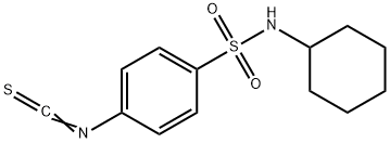 N-Cyclohexyl-4-isothiocyanatobenzenesulfonamide 구조식 이미지