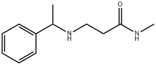 N-Methyl-3-[(1-phenylethyl)amino]propanamide 구조식 이미지