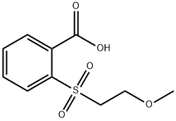 2-[(2-methoxyethyl)sulfonyl]benzoic acid Structure