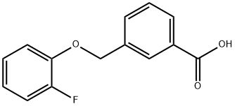 3-(2-fluorophenoxymethyl)benzoic acid Structure