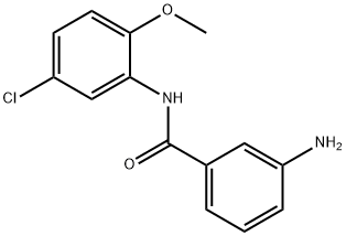 3-amino-N-(5-chloro-2-methoxyphenyl)benzamide Structure