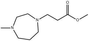 methyl 3-(4-methyl-1,4-diazepan-1-yl)propanoate 구조식 이미지