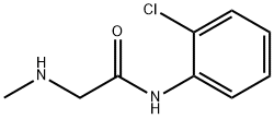 N-(2-chlorophenyl)-2-(methylamino)acetamide 구조식 이미지