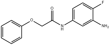 N-(3-amino-4-fluorophenyl)-2-phenoxyacetamide 구조식 이미지