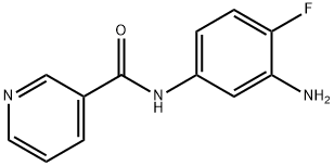 N-(3-amino-4-fluorophenyl)nicotinamide 구조식 이미지
