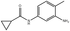 N-(3-amino-4-methylphenyl)cyclopropanecarboxamide Structure