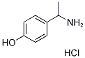4-(1-aminoethyl)phenol hydrochloride 구조식 이미지