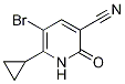 5-bromo-6-cyclopropyl-2-oxo-1,2-dihydro-3-pyridinecarbonitrile 구조식 이미지