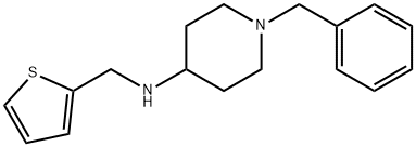 1-benzyl-N-(thien-2-ylmethyl)piperidin-4-amine 구조식 이미지