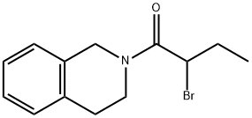 2-(2-bromobutanoyl)-1,2,3,4-tetrahydroisoquinoline 구조식 이미지