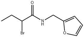 2-bromo-N-(2-furylmethyl)butanamide 구조식 이미지