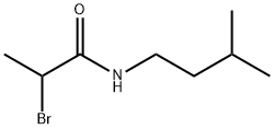 2-bromo-N-(3-methylbutyl)propanamide Structure