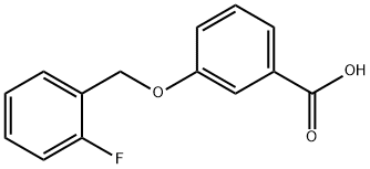 3-[(2-fluorobenzyl)oxy]benzoic acid Structure