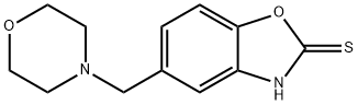 5-(morpholin-4-ylmethyl)-1,3-benzoxazole-2-thiol Structure