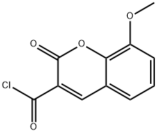 8-methoxy-2-oxo-2H-chromene-3-carbonyl chloride Structure