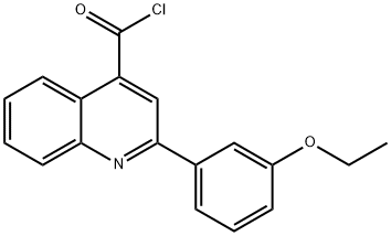 2-(3-ethoxyphenyl)quinoline-4-carbonyl chloride Structure