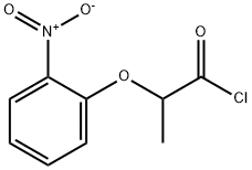 2-(2-nitrophenoxy)propanoyl chloride 구조식 이미지