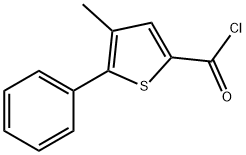 4-methyl-5-phenylthiophene-2-carbonyl chloride 구조식 이미지