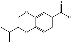 4-isobutoxy-3-methoxybenzoyl chloride Structure
