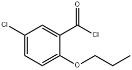 5-chloro-2-propoxybenzoyl chloride Structure