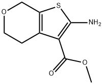 methyl 2-amino-4,7-dihydro-5H-thieno[2,3-c]pyran-3-carboxylate Structure