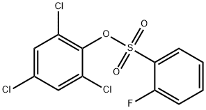 2,4,6-Trichlorophenyl 2-fluorobenzenesulfonate 구조식 이미지
