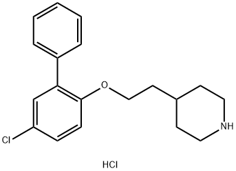 4-{2-[(5-Chloro[1,1'-biphenyl]-2-yl)oxy]-ethyl}piperidine hydrochloride 구조식 이미지